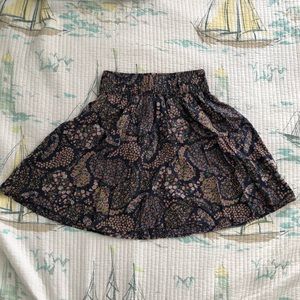 H&M high waisted floral skirt.